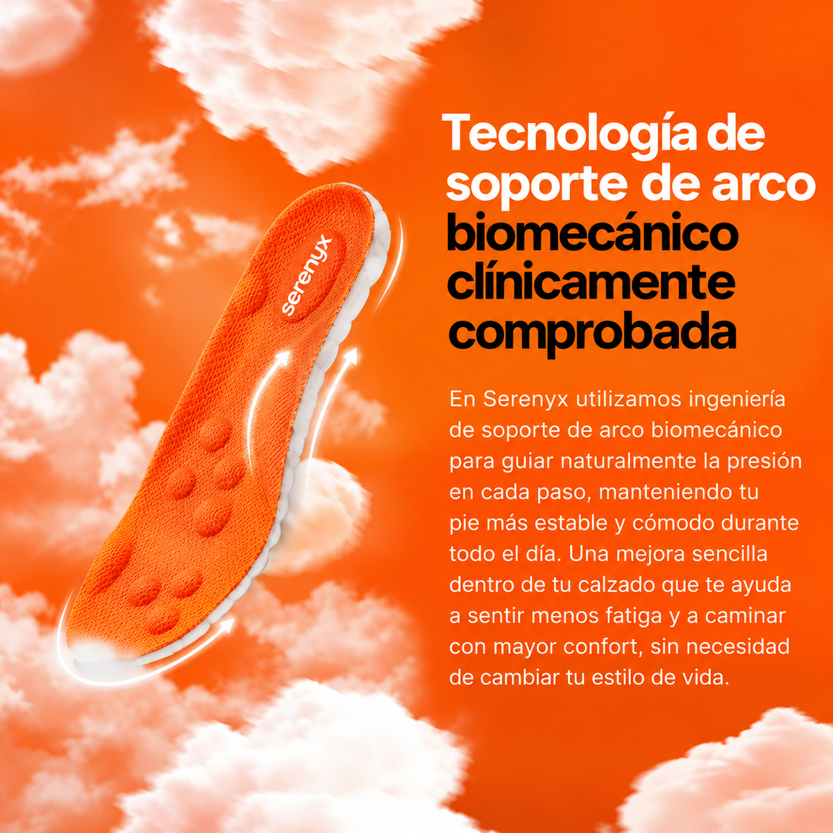 Plantillas para fascitis plantar y espolón calcáneo