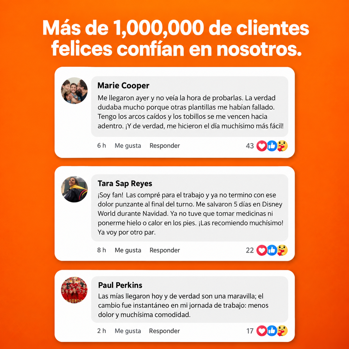 Plantillas para fascitis plantar y espolón calcáneo