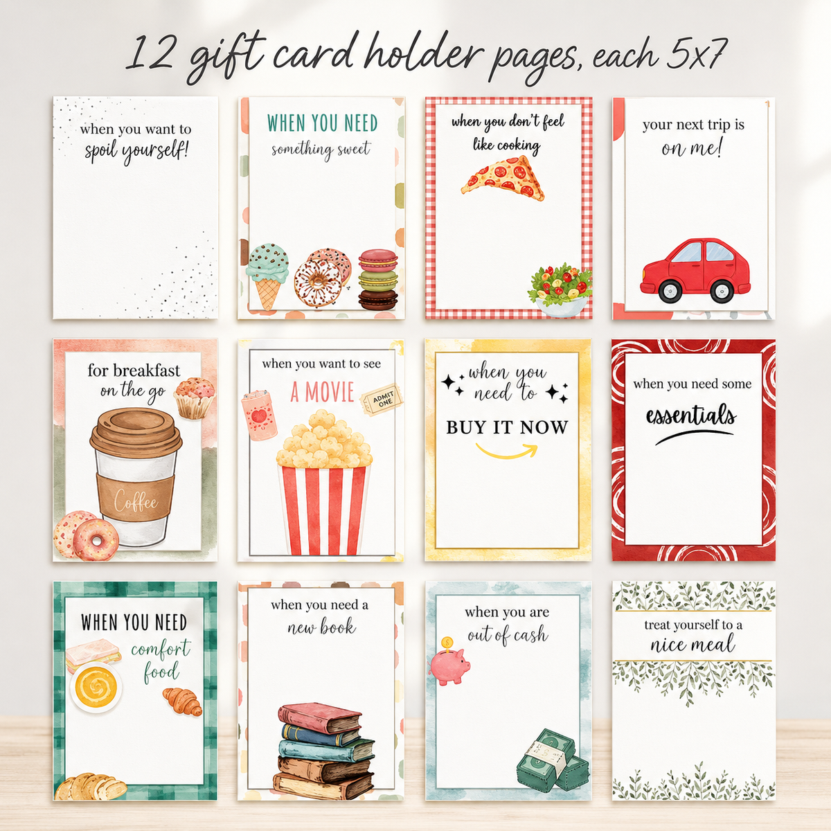 Chrismtas Gift Card Book