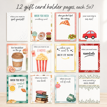 Chrismtas Gift Card Book